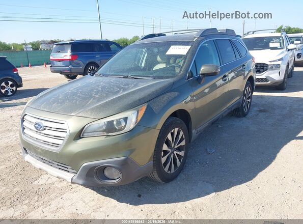 4S4BSALC4G3218820 2016 SUBARU OUTBACK Зеленый Вид спереди