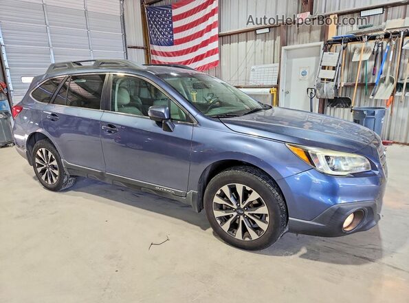 4S4BSANC1H3229482 2017 SUBARU OUTBACK Синий Передняя правая четверть