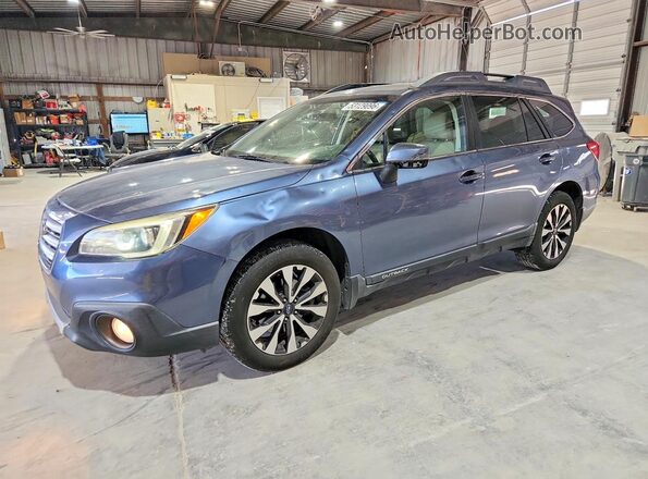 4S4BSANC1H3229482 2017 SUBARU OUTBACK Синий Передняя левая четверть
