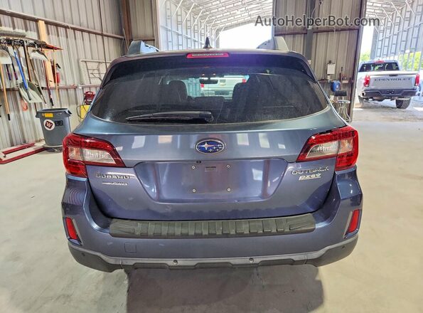 4S4BSANC1H3229482 2017 SUBARU OUTBACK Синий Вид сзади