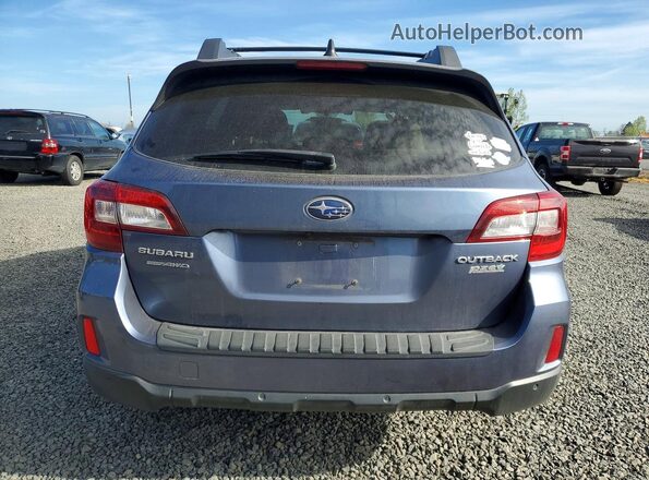4S4BSANC1H3381603 2017 SUBARU OUTBACK Blue Հետևի տեսք