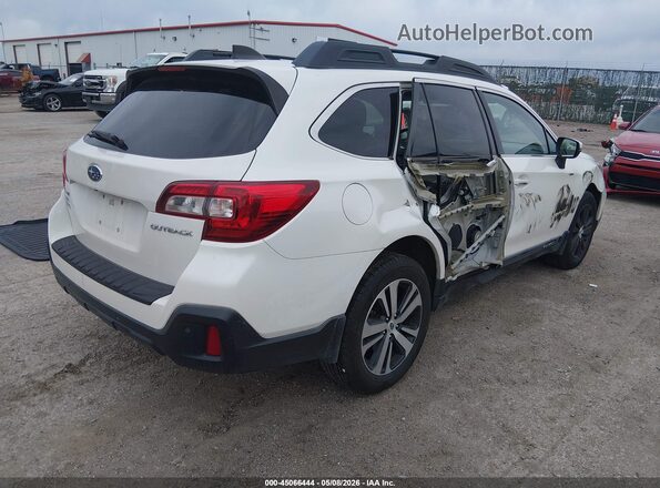 4S4BSANC1J3269020 2018 SUBARU OUTBACK Белый Задняя правая четверть