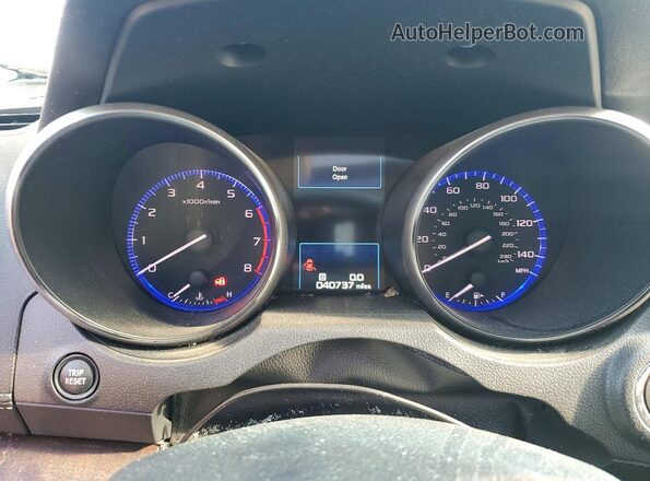 4S4BSANC1K3218019 2019 SUBARU OUTBACK Серебряный Вид щитка приборов