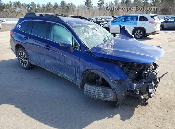 4S4BSANC2G3315804 2016 SUBARU OUTBACK Blue Przód prawy