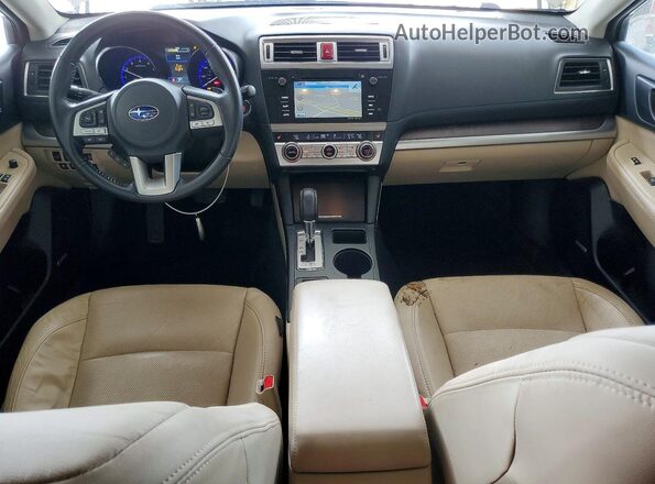 4S4BSANC2H3292090 2017 SUBARU OUTBACK Желто-коричневый Вид панели приборов