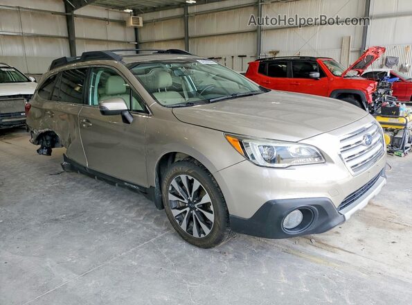 4S4BSANC2H3292090 2017 SUBARU OUTBACK Желто-коричневый Передняя правая четверть