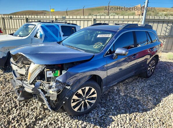 4S4BSANC2H3432655 2017 SUBARU OUTBACK Blue Przód lewy