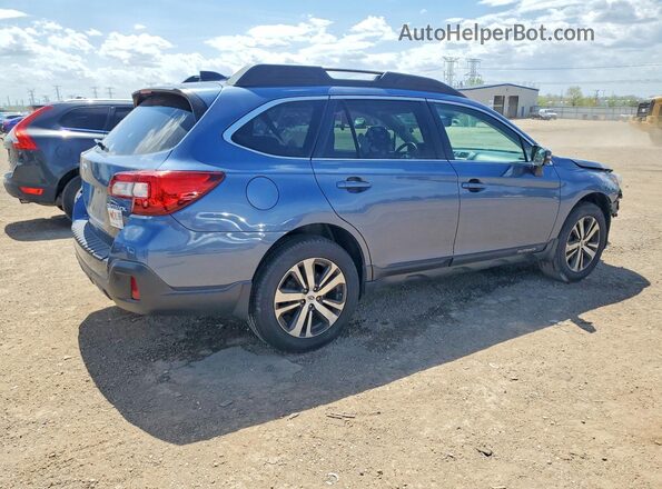 4S4BSANC2J3287753 2018 SUBARU OUTBACK Синий Задняя правая четверть