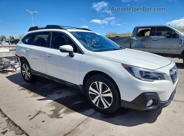 4S4BSANC2J3307533 2018 SUBARU OUTBACK Белый Передняя правая четверть