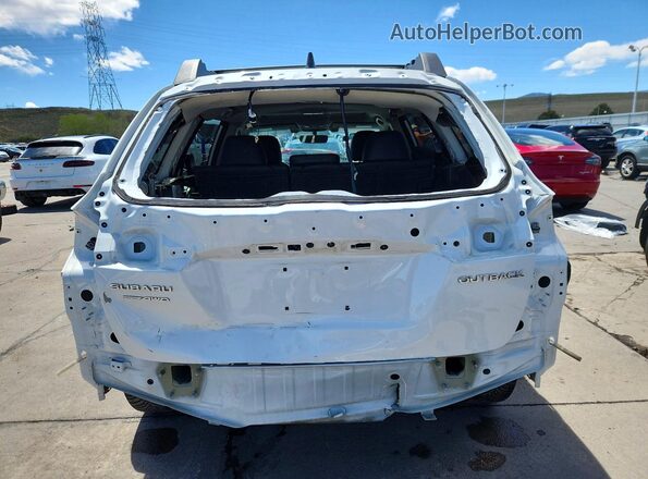 4S4BSANC2J3307533 2018 SUBARU OUTBACK Белый Вид сзади