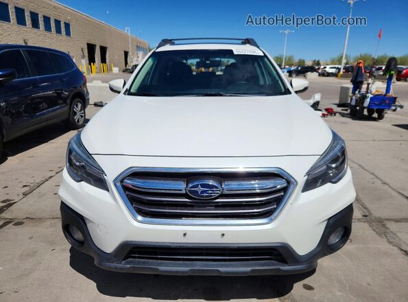 4S4BSANC2J3307533 2018 SUBARU OUTBACK Белый Вид спереди
