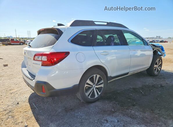 4S4BSANC2K3371587 2019 SUBARU OUTBACK Белый Задняя правая четверть