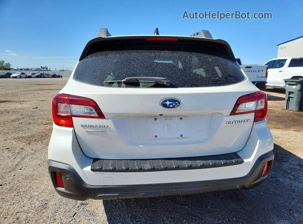4S4BSANC2K3371587 2019 SUBARU OUTBACK Белый Вид сзади