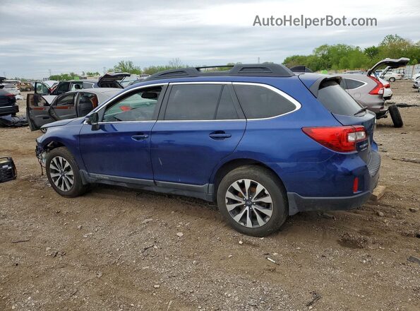 4S4BSANC3G3331008 2016 SUBARU OUTBACK Синий Задняя левая четверть