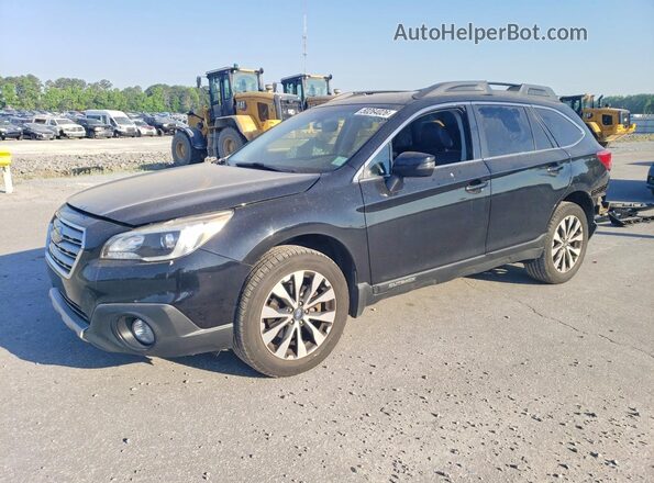 4S4BSANC3H3309785 2017 SUBARU OUTBACK Черный Передняя левая четверть