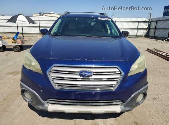 4S4BSANC4G3217504 2016 SUBARU OUTBACK Синий Вид спереди
