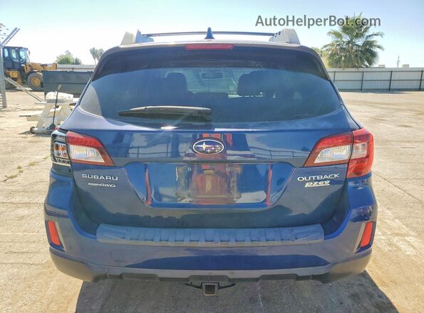 4S4BSANC4G3217504 2016 SUBARU OUTBACK Синий Вид сзади
