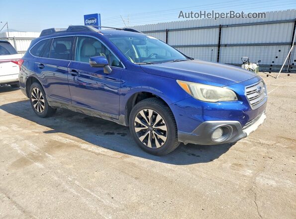 4S4BSANC4G3217504 2016 SUBARU OUTBACK Синий Передняя правая четверть