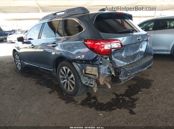 4S4BSANC4H3320228 2017 SUBARU OUTBACK Синий Задняя левая четверть