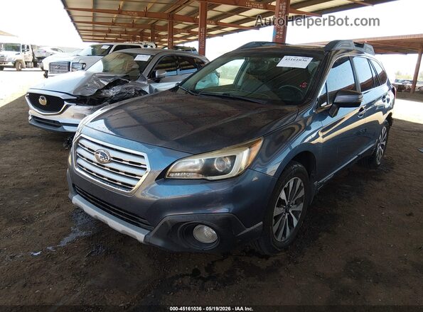 4S4BSANC4H3320228 2017 SUBARU OUTBACK Синий Передняя левая четверть