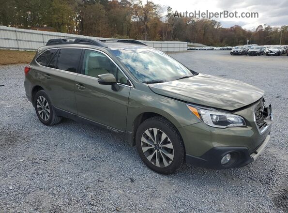 4S4BSANC5H3410147 2017 SUBARU OUTBACK Зеленый Передняя правая четверть