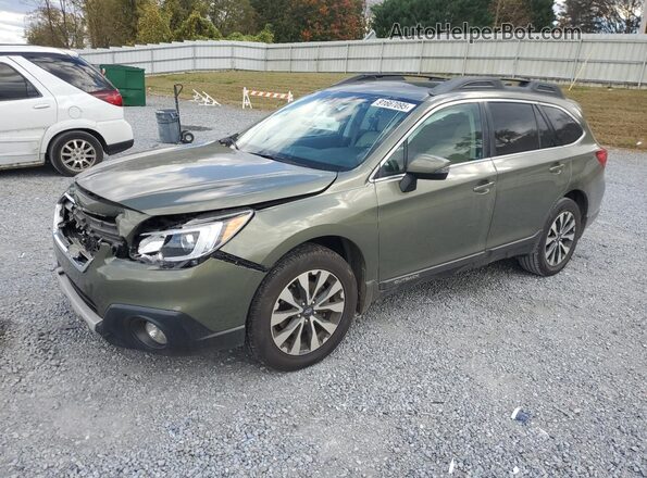 4S4BSANC5H3410147 2017 SUBARU OUTBACK Зеленый Передняя левая четверть
