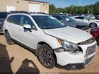 2017 Subaru Outback 2.5i Limited White vin: 4S4BSANC6H3379281