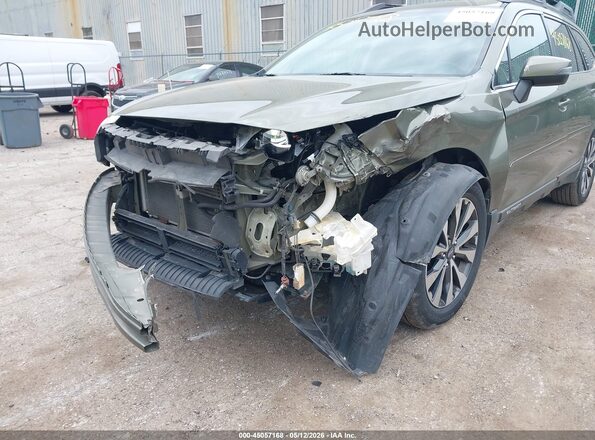 4S4BSANC7G3326636 2016 SUBARU OUTBACK Зеленый Вид спереди
