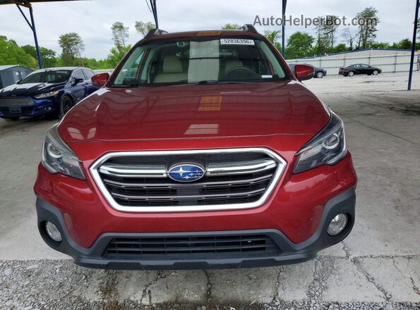 4S4BSANC9K3204675 2019 SUBARU OUTBACK Red Widok z przodu