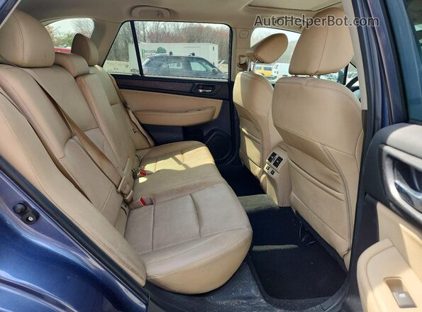 4S4BSANCXG3208354 2016 SUBARU OUTBACK Синий Вид задних сидений