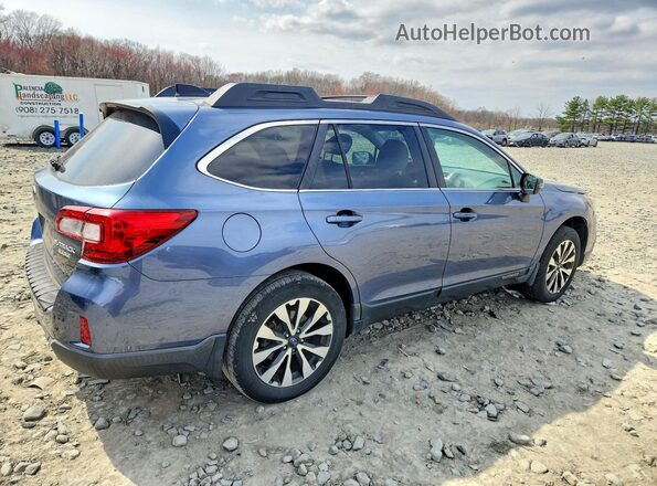 4S4BSANCXG3208354 2016 SUBARU OUTBACK Синий Задняя правая четверть