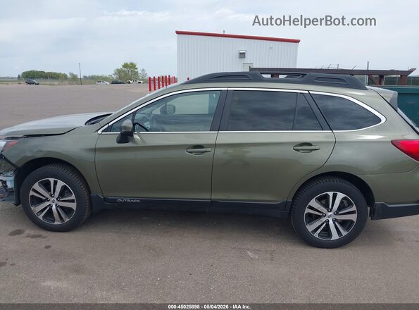 4S4BSANCXK3358473 2019 SUBARU OUTBACK Зеленый Панорамный вид салона 360°
