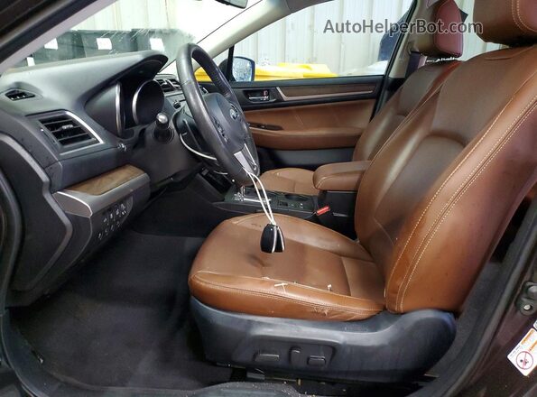4S4BSATC2H3263496 2017 SUBARU OUTBACK Коричневый Вид салона спереди