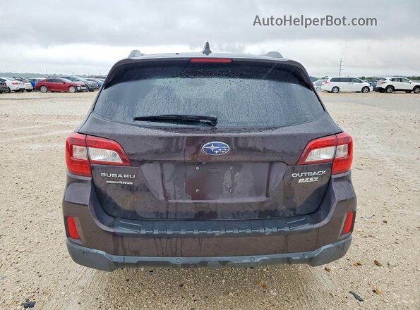 4S4BSATC2H3263496 2017 SUBARU OUTBACK Коричневый Вид сзади