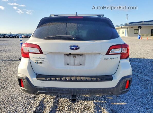 4S4BSATC2K3273422 2019 SUBARU OUTBACK Белый Вид сзади