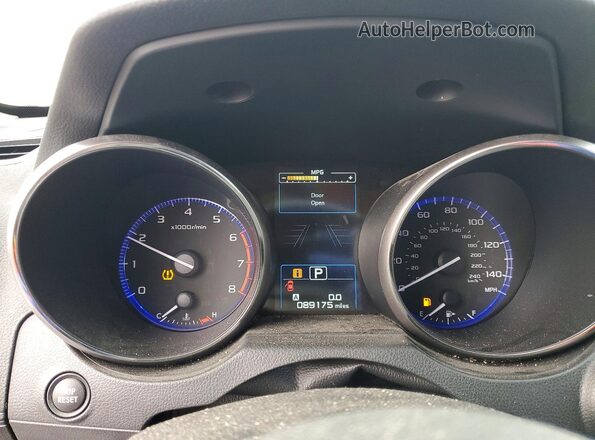4S4BSATC7J3280946 2018 SUBARU OUTBACK Белый Вид щитка приборов