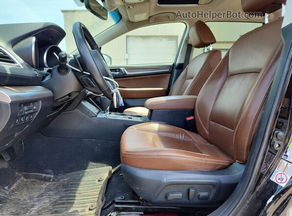 4S4BSATC8K3358247 2019 SUBARU OUTBACK Black წინა სალონის ხედი