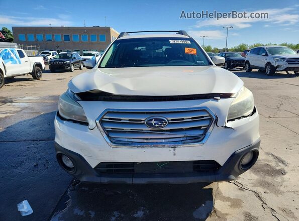 4S4BSBCC0G3217153 2016 SUBARU OUTBACK White Vista frontal