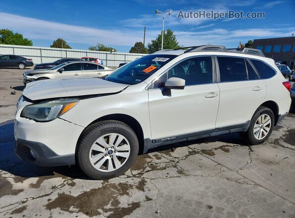 4S4BSBCC0G3217153 2016 SUBARU OUTBACK White Vista tres cuartos delantera izquierda