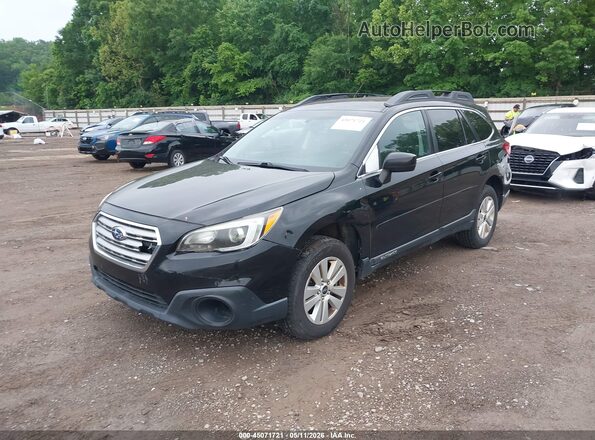 4S4BSBCCXG3218181 2016 SUBARU OUTBACK Черный Передняя левая четверть