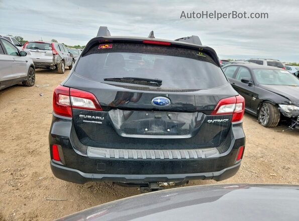 4S4BSBECXG3350791 2016 SUBARU OUTBACK Черный Вид сзади