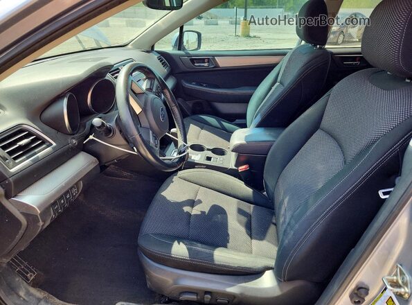 4S4BSBFC1G3204665 2016 SUBARU OUTBACK Серебряный Вид салона спереди