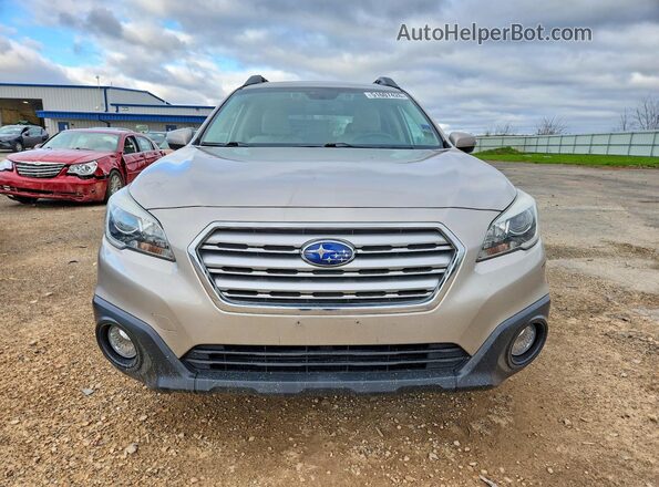 4S4BSBFC1G3240002 2016 SUBARU OUTBACK Tan Widok z przodu