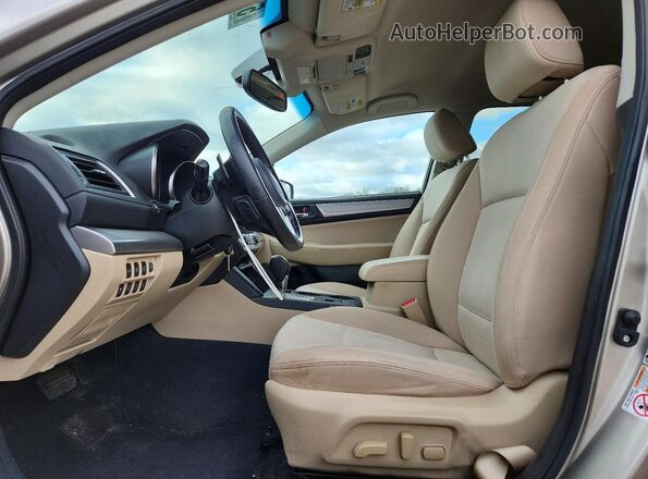 4S4BSBFC1G3240002 2016 SUBARU OUTBACK Tan Widok wnętrza z przodu