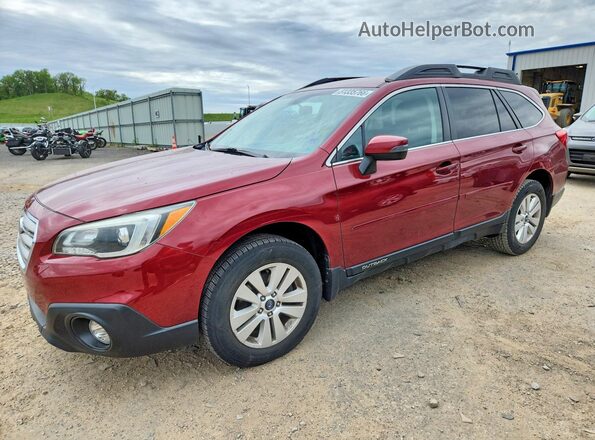 4S4BSBFC4G3322838 2016 SUBARU OUTBACK Бордовый Передняя левая четверть