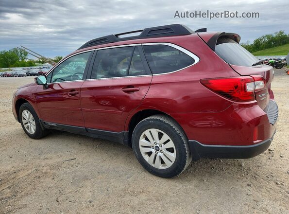 4S4BSBFC4G3322838 2016 SUBARU OUTBACK Бордовый Задняя левая четверть