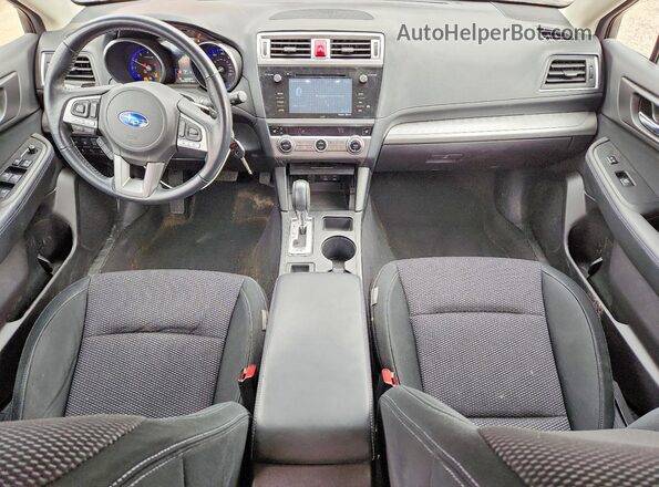 4S4BSBFC4G3322838 2016 SUBARU OUTBACK Бордовый Вид панели приборов