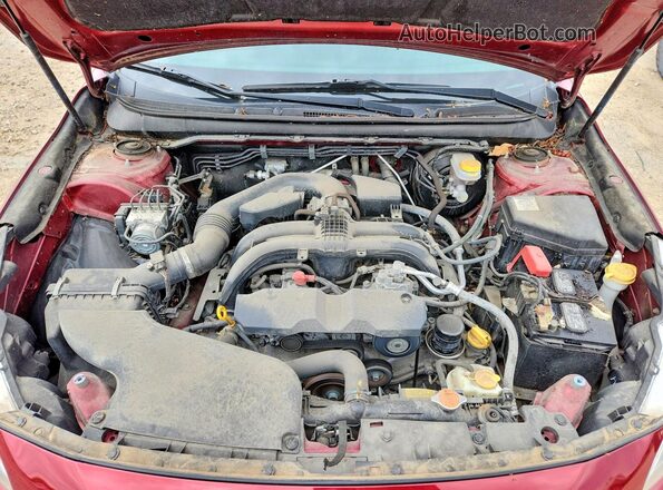 4S4BSBFC4G3322838 2016 SUBARU OUTBACK Бордовый Вид подкапотного пространства