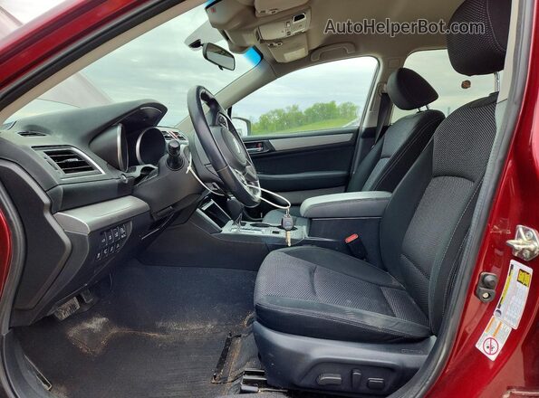 4S4BSBFC4G3322838 2016 SUBARU OUTBACK Бордовый Вид салона спереди