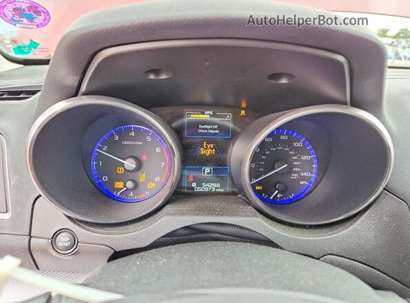 4S4BSBFC4G3322838 2016 SUBARU OUTBACK Бордовый Вид щитка приборов